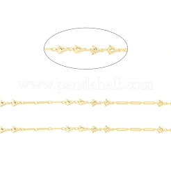 Латунные цепи с треугольниками и скрепками&nbsp;CHC-C025-09G