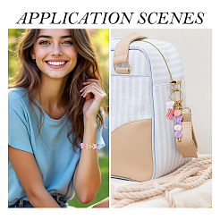 10шт УФ-покрытие непрозрачные акриловые бусины&nbsp;OACR-TA0004-08