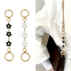 Пластиковый эмалированный ремень для сумки с цветочным звеном&nbsp;FIND-YW00001-01