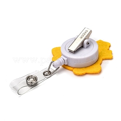 Рождественский колокольчик из войлока и пластиковой катушки для значков&nbsp;AJEW-I053-07