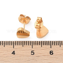 Серьги-гвоздики из нержавеющей стали 304&nbsp;EJEW-Z089-08G