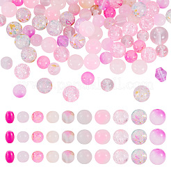 80 г прозрачных стеклянных бусин&nbsp;DGLA-TA0001-47E