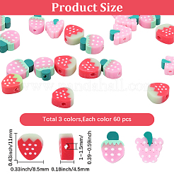 Бусины из полимерной глины &nbsp;CLAY-PA0001-17