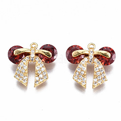 Латунные микро проложить кубического циркония подвески&nbsp;KK-Q277-065B-NF