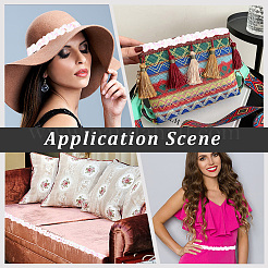 Бусины-пайетки из полиэстера&nbsp;OCOR-WH20012-13G