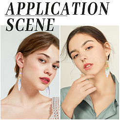 50 шт. ионное покрытие (IP) 304 нержавеющая сталь цветок фурнитура для сережек-рычагов&nbsp;STAS-BBC0002-56