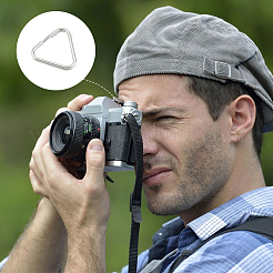 60 шт. 304 нержавеющая сталь регулировочные треугольные двойные пряжки&nbsp;STAS-UN0059-55