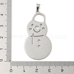 Подвески из нержавеющей стали 304 на рождественскую тематику&nbsp;STAS-Q005-01P-04