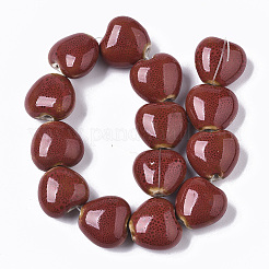 Фарфоровые бусины ручной работы&nbsp;X-PORC-S498-15A-19