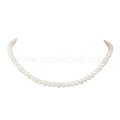 Натуральные культивированные пресноводные жемчужные картофельные ожерелья&nbsp;NJEW-JN05869