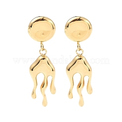 Серьги-гвоздики из нержавеющей стали 304&nbsp;LS-EJEW-S264-02G