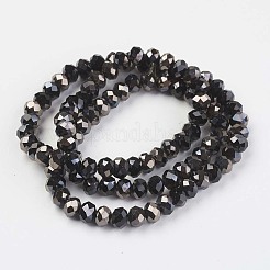 Гальванические непрозрачные стеклянные бусины&nbsp;LS-EGLA-A034-P6mm-P01