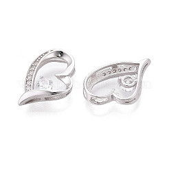 925 подвеска из стерлингового серебра с прозрачным микропаве и цирконием&nbsp;STER-T008-81B-P