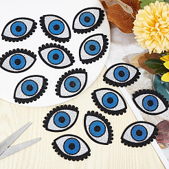 30 шт. компьютерная вышивка сглаза на ткани&nbsp;PATC-GF0001-69