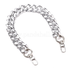 Окрашенные распылением пластиковые бордюрные цепи ccb ручки для сумок&nbsp;AJEW-BA00052