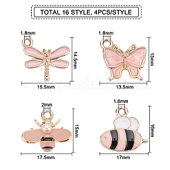 Подвески из эмали и сплава&nbsp;ENAM-BC0001-02