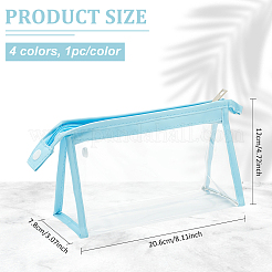 4 шт. двухцветный пластиковый пакет для хранения косметики&nbsp;ABAG-AN0001-02