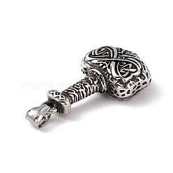 Большие подвески из нержавеющей стали 304 с ручной полировкой&nbsp;STAS-G267-19AS