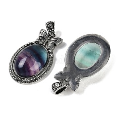 Натуральные красочные подвески из флюорита&nbsp;G-I370-09AS-11