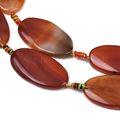 Натуральные полосатые агатовые бусы&nbsp;G-F825-H01-02A