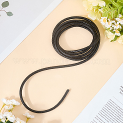 Плетеный кожаный шнур с сердечником&nbsp;WL-CL0001-01E