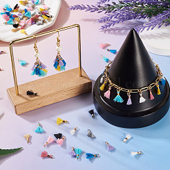 100шт 10 цвета поликоттон (полиэстер&nbsp;FIND-TA0009-08