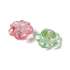 УФ-покрытие радужные прозрачные акриловые бусины&nbsp;LS-OACR-O006-07D