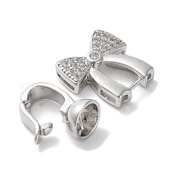 Стеллажное покрытие латунь микро паве кубический цирконий ледоруб щепотка поручни&nbsp;ZIRC-P117-01A-P