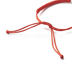 Кубики с сердцем латунные микропаве браслеты из фианитов из плетеных бусин для пар&nbsp;BJEW-JB06796