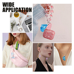 12шт 6 стильные подвески из натурального аметиста и кристалла&nbsp;G-PH0019-14