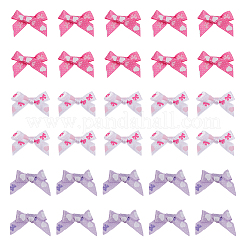 60 шт. 3-цветная полиэстеровая лента-бантик&nbsp;DIY-GF0006-70