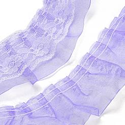 Лента из полиэстера со складками и цветочным кружевом длиной 2 м.&nbsp;OCOR-XCP0002-14