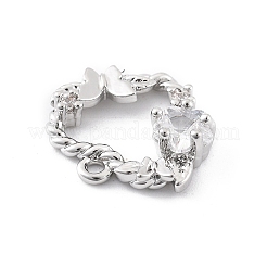 Латунные микро проложить кубического циркония подвески&nbsp;LS-KK-K371-41B-P