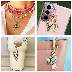 25шт 5 стиля подвески из сплава с эмалью&nbsp;ENAM-YW0005-22