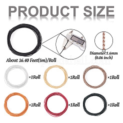 6 рулон алюминиевой проволоки 6 цветов&nbsp;ALUM-TA0001-03