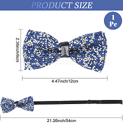 1шт полиэстер со стразами галстуки-бабочки для жениха&nbsp;AJEW-SP0003-32D