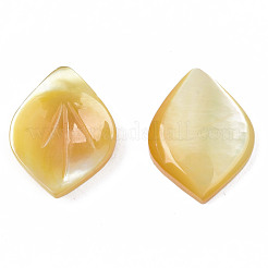 Подвески из натуральной желтой оболочки&nbsp;SSHEL-S258-101B