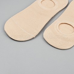 Полиэстеровые нескользящие носки-лодочки&nbsp;AJEW-WH20085-001D