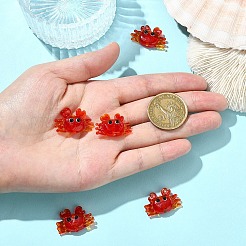 5шт ручной работы бусины лэмпворк&nbsp;LAMP-YW0001-83