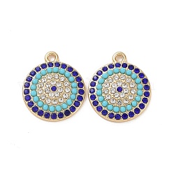 Панданты из сплава со стразами PALLOY-O109-10LG