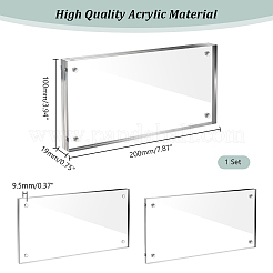 Настольная прозрачная акриловая рамка для фотографий&nbsp;AJEW-WH0166-52