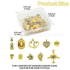 60 шт. 20 стиля подвески из сплава в тибетском стиле в стиле ковбоя на западе&nbsp;TIBEP-YW0001-98