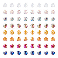 400шт 8 стильные гальванические стеклянные бусины нити&nbsp;EGLA-BY0001-02