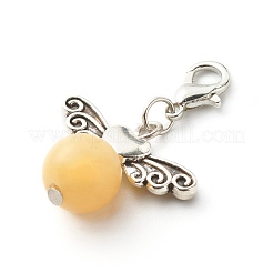 Природного нефрита подвески&nbsp;HJEW-JM00525