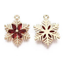 Рождественские латунные стеклянные подвески&nbsp;LS-X-KK-R111-009-A02