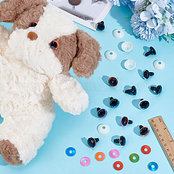 48 шт. 6-цветный глаз для безопасного изготовления поделок из смолы&nbsp;DIY-PH0030-99A