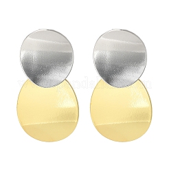 Латунные болтающиеся серьги&nbsp;EJEW-S262-03GP