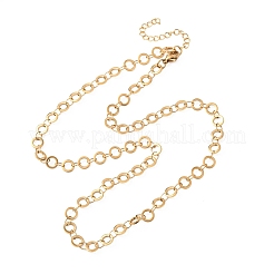 Цепочки из нержавеющей стали 304 с кольцами и звеньями толщиной 6 мм&nbsp;NJEW-P343-01A-G