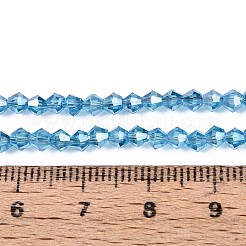 Стеклянные бусины с гальваническим покрытием &nbsp;EGLA-J026-3mm-H09-01