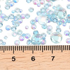 Кабошоны из прозрачной смолы со стразами и гальваническим покрытием&nbsp;RESI-XCP0002-44B